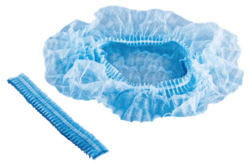 Шапочки одноразові Mercator Medical Non-woven Clip Caps Blue блакитні 100 шт