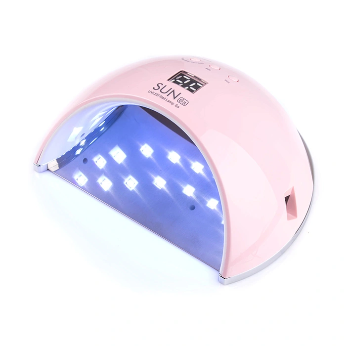 Льод-лампа SUNUV LED+UV SUN 6 48 W Pink рожева