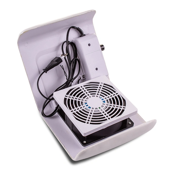 Витяжка для манікюру SIMEI Nail Dust Collector 858-11 вузька, біла 30W