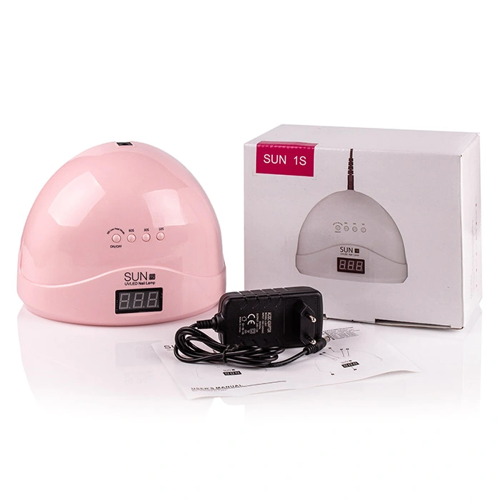 LED/УФ лампа для сушіння гель-лаку SUNUV LED+UV SUN 1S PINK 48W