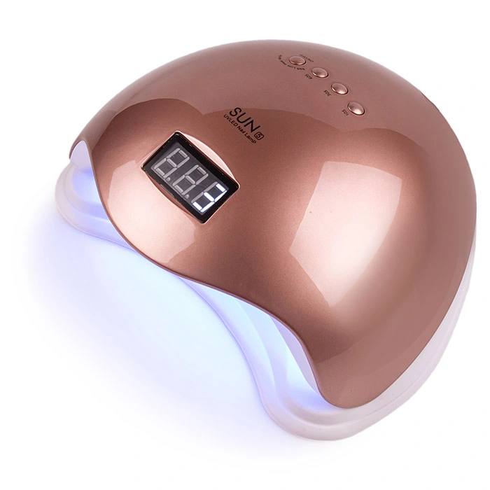 UV/LED лампа 2в1 SUNUV LED+UV SUN 5 ROSE рожева 48W