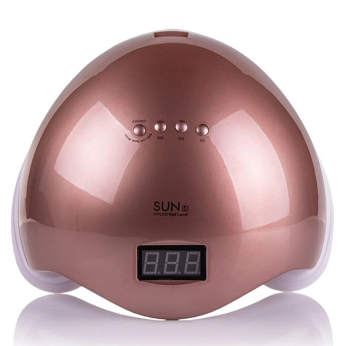UV/LED лампа 2в1 SUNUV LED+UV SUN 5 ROSE рожева 48W