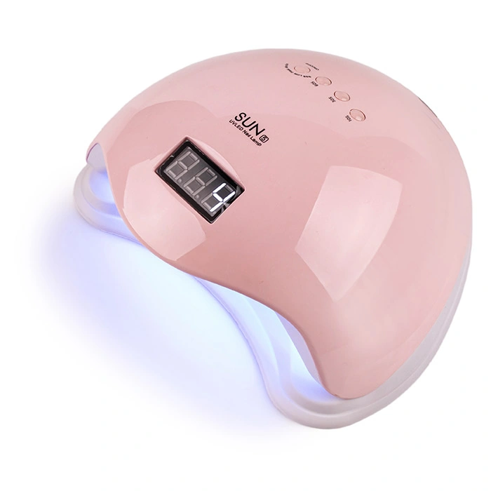 UV/LED лампа 2в1 SUNUV LED+UV SUN 5 PINK пастельно-рожева 48W
