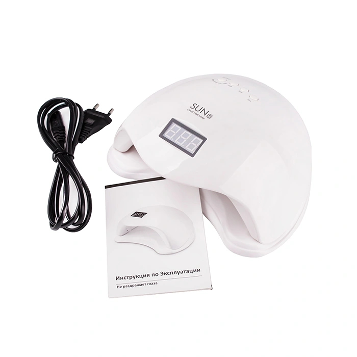 UV/LED лампа 2в1 SUNUV LED+UV SUN 5 WHITE біла 48W