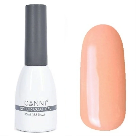 Гель-лак Canni Gel Polish №62 персиково-бежевий, емаль 15 мл