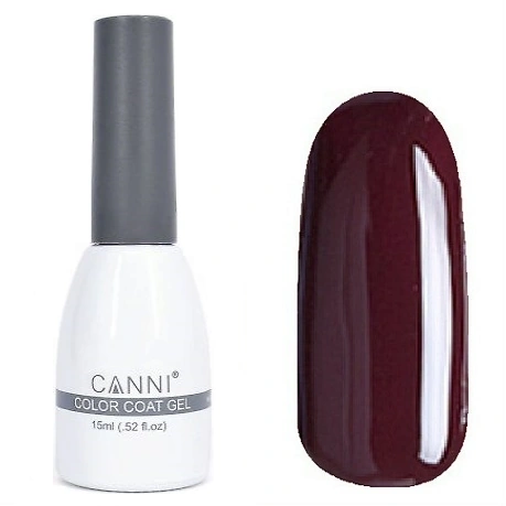 Гель-лак Canni Gel Polish №124 гнила вишня, емаль 15 мл