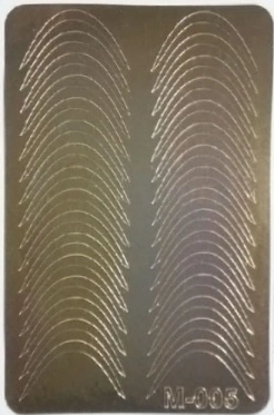 Металізовані наклейки Canni Metallized Stickers Gold M-005 золото