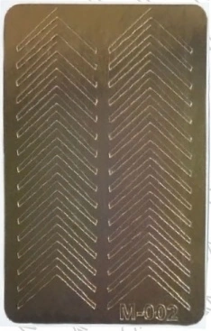 Металізовані наклейки Canni Metallized Stickers Gold M-002 золото