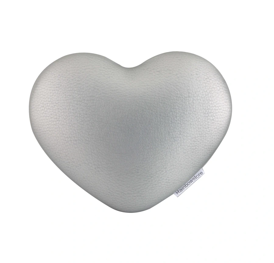 Подушка під лікті майстра манікюру Rainbowstore Pillow Heart Silver срібло