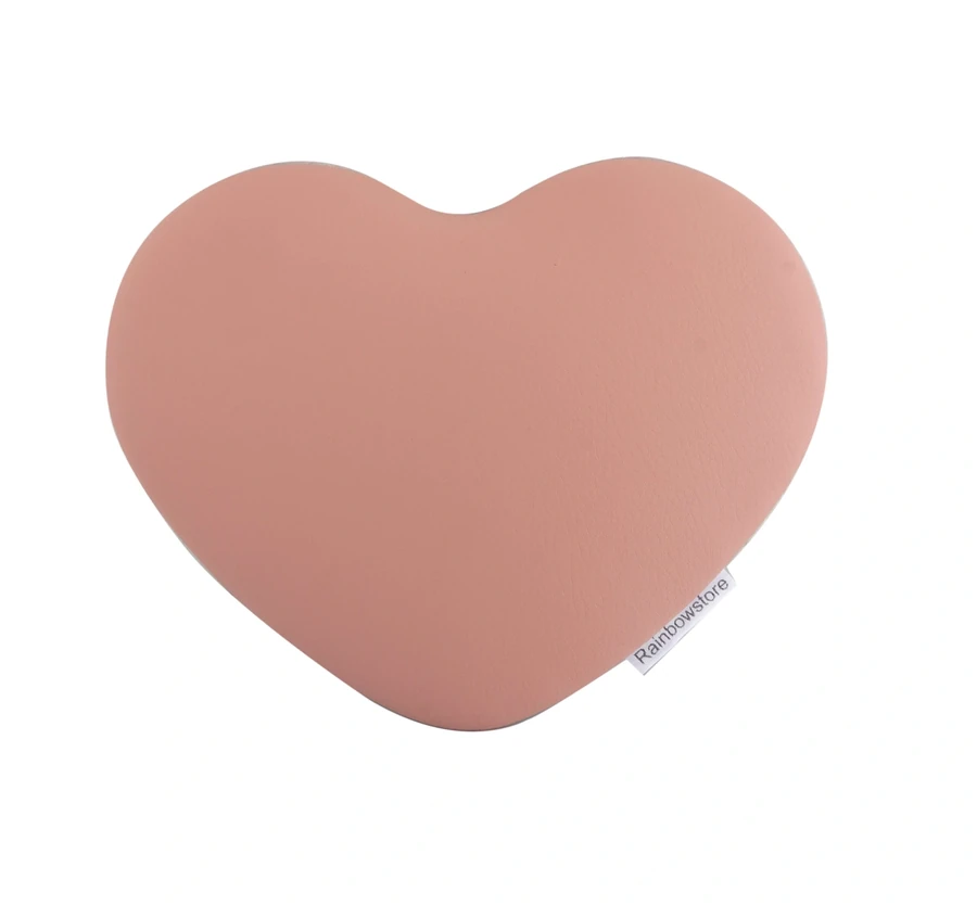 Подушка під лікті майстра манікюру Rainbowstore Pillow Heart Light Pink ніжно-рожева