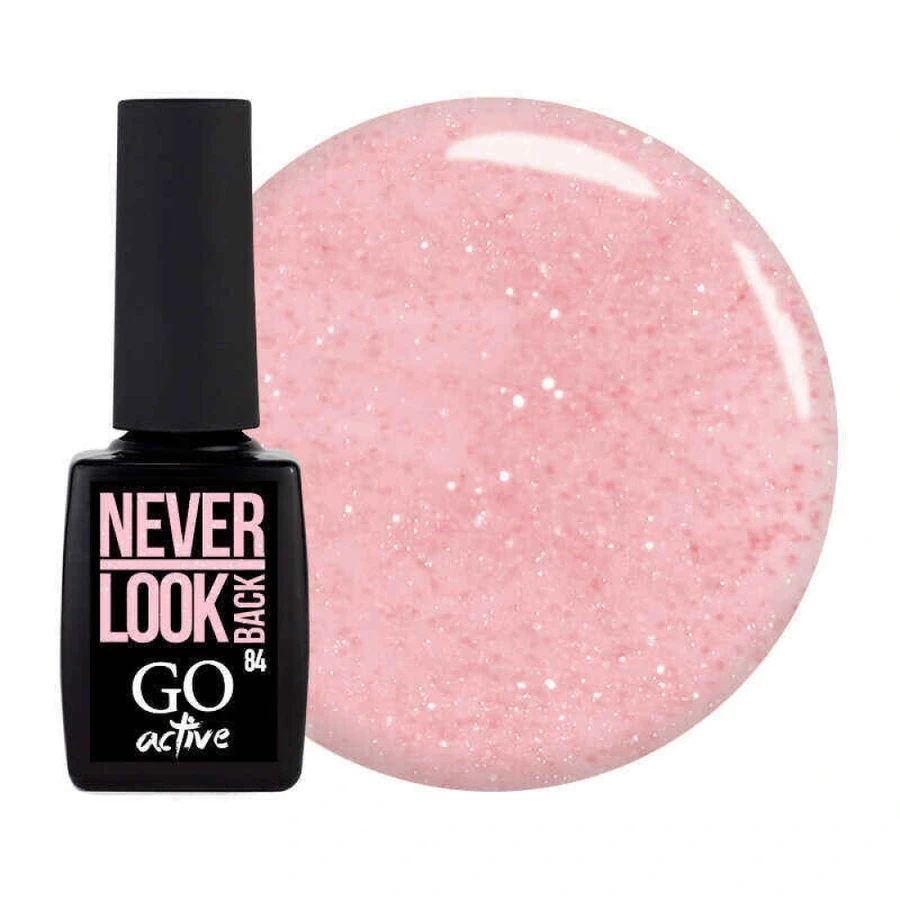 Гель-лак GO Active Gel Polish 084 світло-рожевий, з шимером та перламутром 10 мл