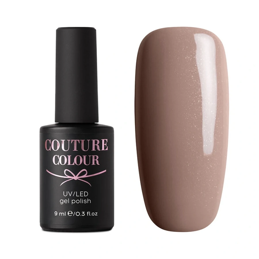 Гель-лак Couture Colour Soft Nude 06 темно-бежевий, з перламутром 9 мл