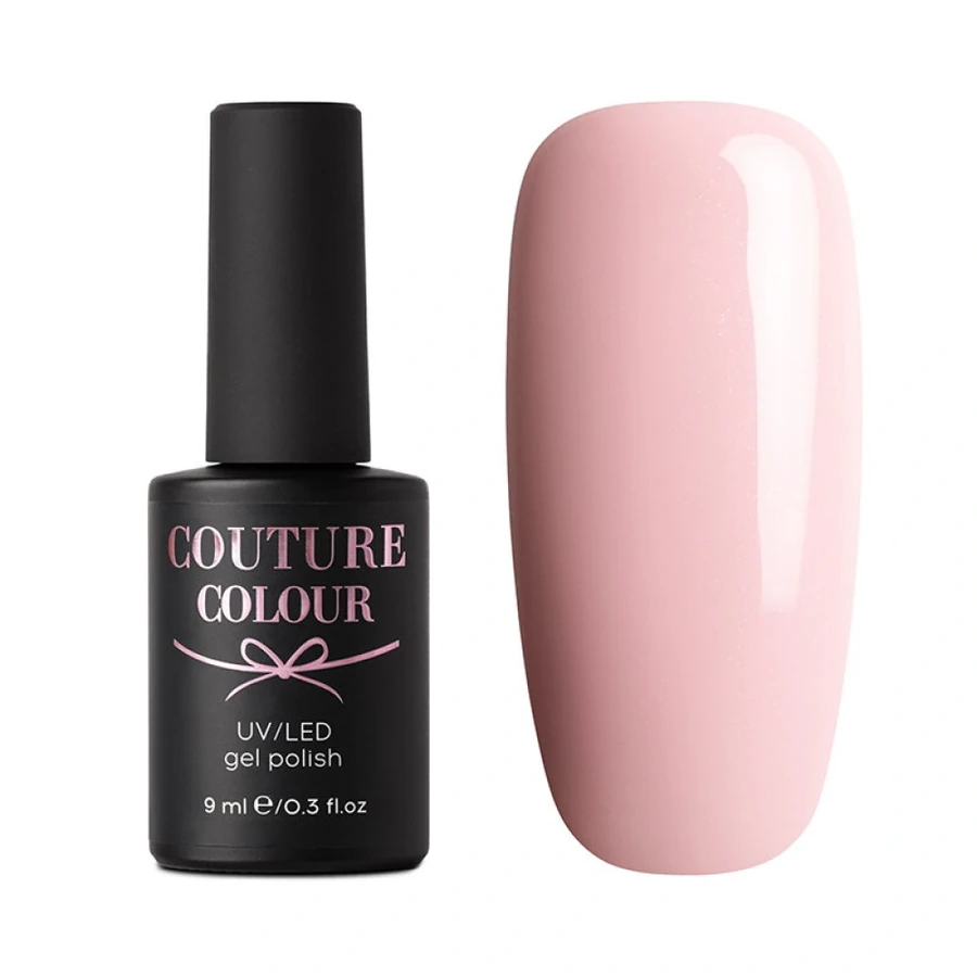 Гель-лак Couture Colour Soft Nude 07 ніжно-рожевий, з перламутром 9 мл