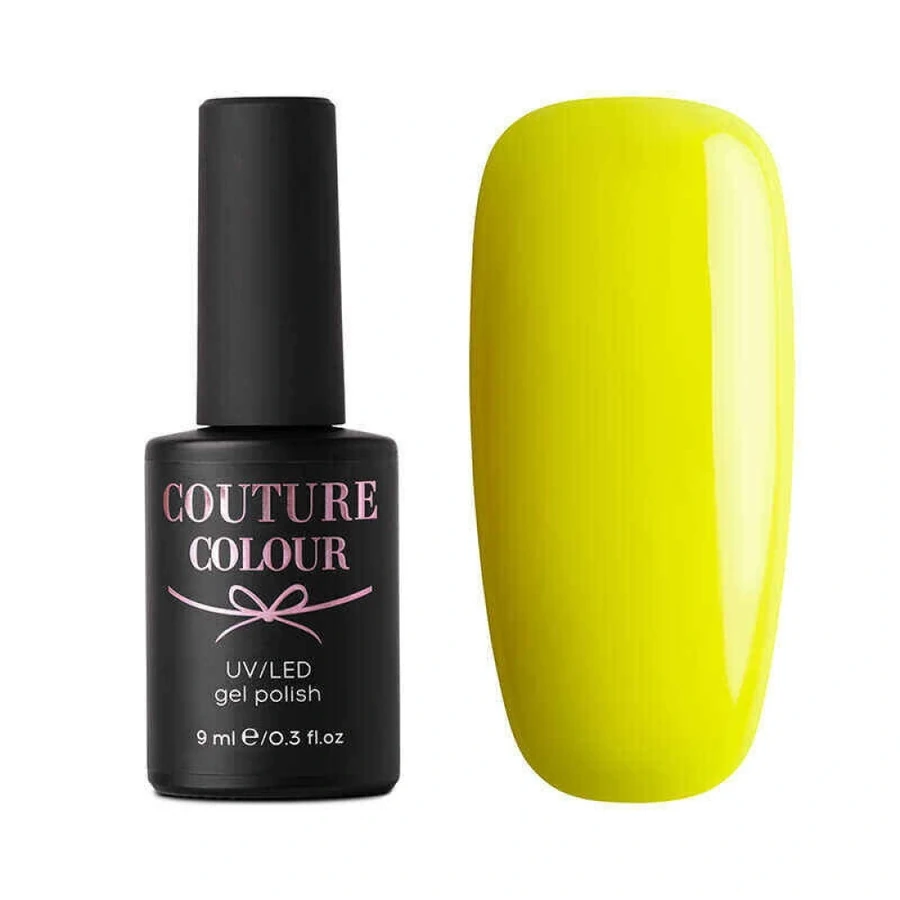 Гель-лак Couture Colour Neon Summer 03 жовтий, неоновий 9 мл