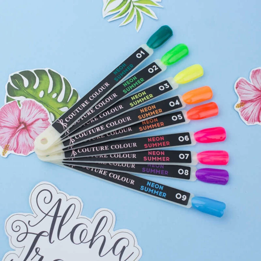 Гель-лак Couture Colour Neon Summer 03 жовтий, неоновий 9 мл