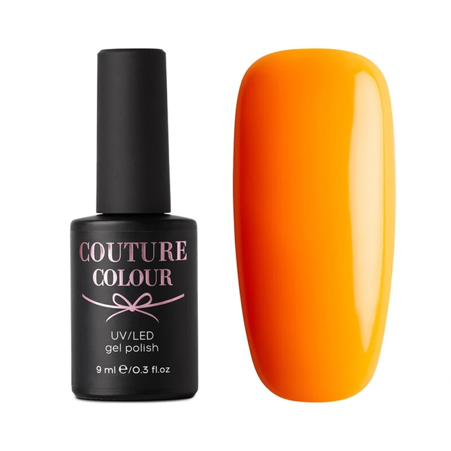 Гель-лак Couture Colour Neon Summer 04 помаранчевий, неоновий 9 мл