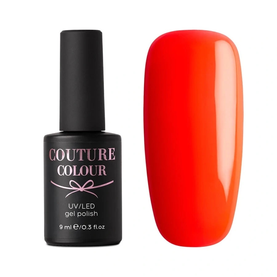 Гель-лак Couture Colour Neon Summer 05 теракотово-рожевий, неоновий 9 мл