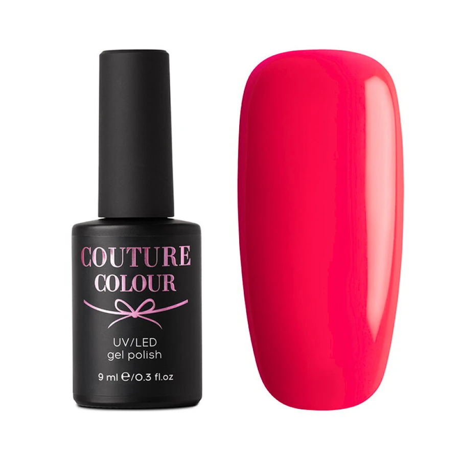 Гель-лак Couture Colour Neon Summer 06 яскраво-рожевий неоновий 9 мл