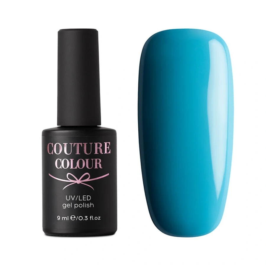 Гель-лак Couture Colour Neon Summer 09 блакитний, неоновий 9 мл