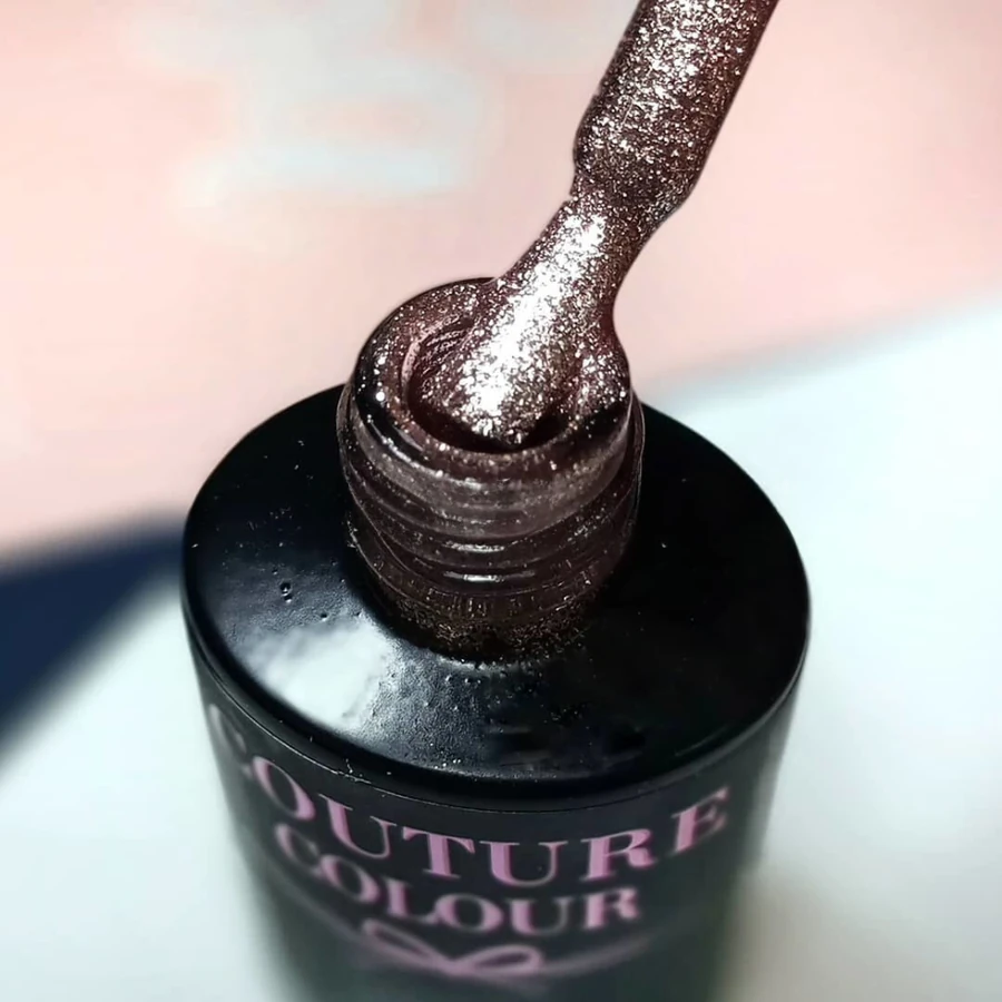 Гель-лак Couture Colour Gel Polish Jewelry 02 золото, з мікрослюдою 9 мл
