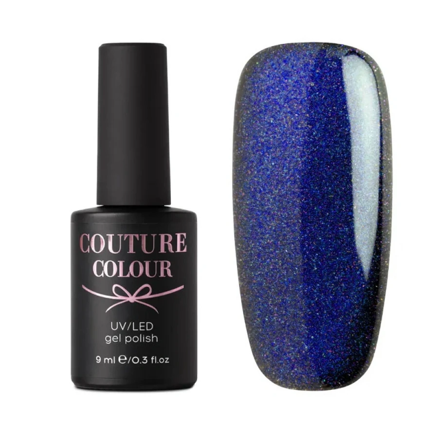 Магнітний гель-лак Couture Colour Galaxy Touch 05 напівпрозорий, синьо-фіолетовий відблиск, хамелеон 9 мл