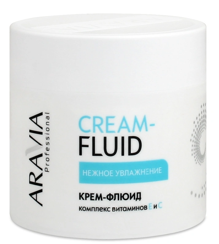 Крем-флюїд Ніжне зволоження з вітамінами Е та С ARAVIA Professional Cream Fluid 300 мл