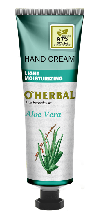 Крем для рук з алое віра OHerbal Light Moisturizing Hand Cream Aloe Vera 30 мл