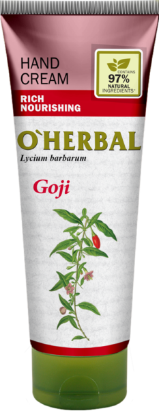 Крем для рук з ягодами годжі OHerbal Rich Nourishing Hand Cream Goji 75 мл