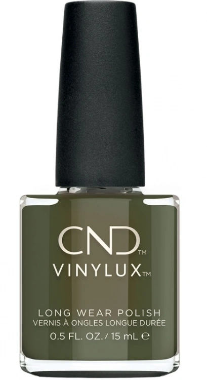 Лак CND Vinylux Cap & Gown темно-оливковий, емаль 15 мл