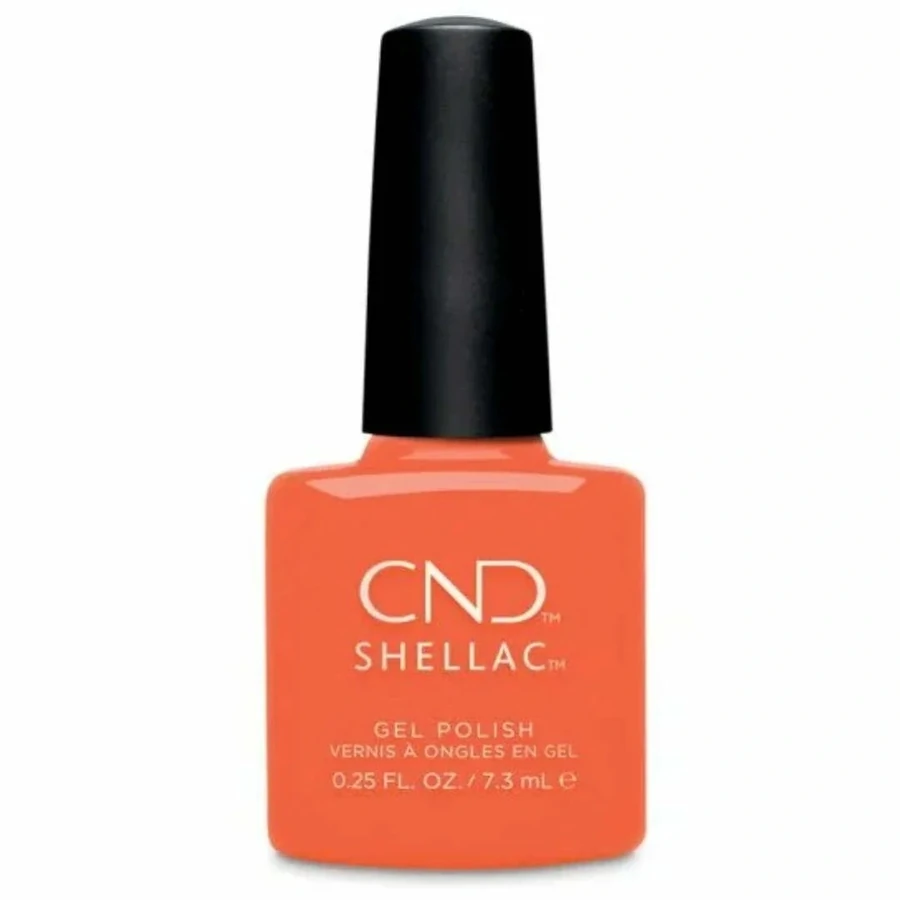Гель-лак CND Shellac B-Day Candle мандариновий, емаль 7,3 мл