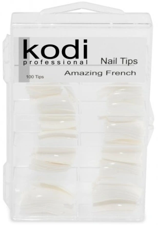 Білі типси для френча Kodi French Tips 100 шт