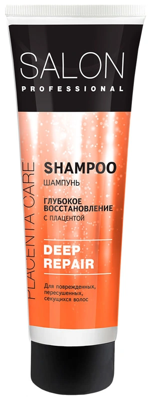Шампунь для волосся "Глибоке відновлення" Salon Professional Deep Repair Shampoo з плацентою 250 мл