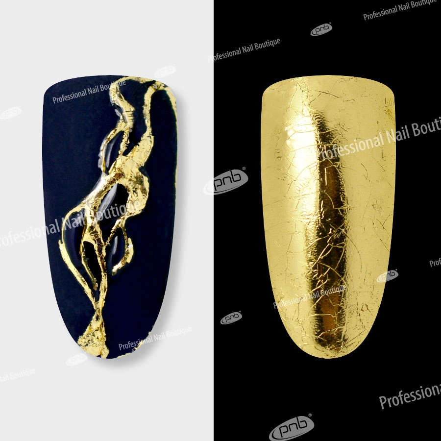 Фольга для лиття PNB 01 Золото PNB Nail Art Transfer Foil 01 Gold