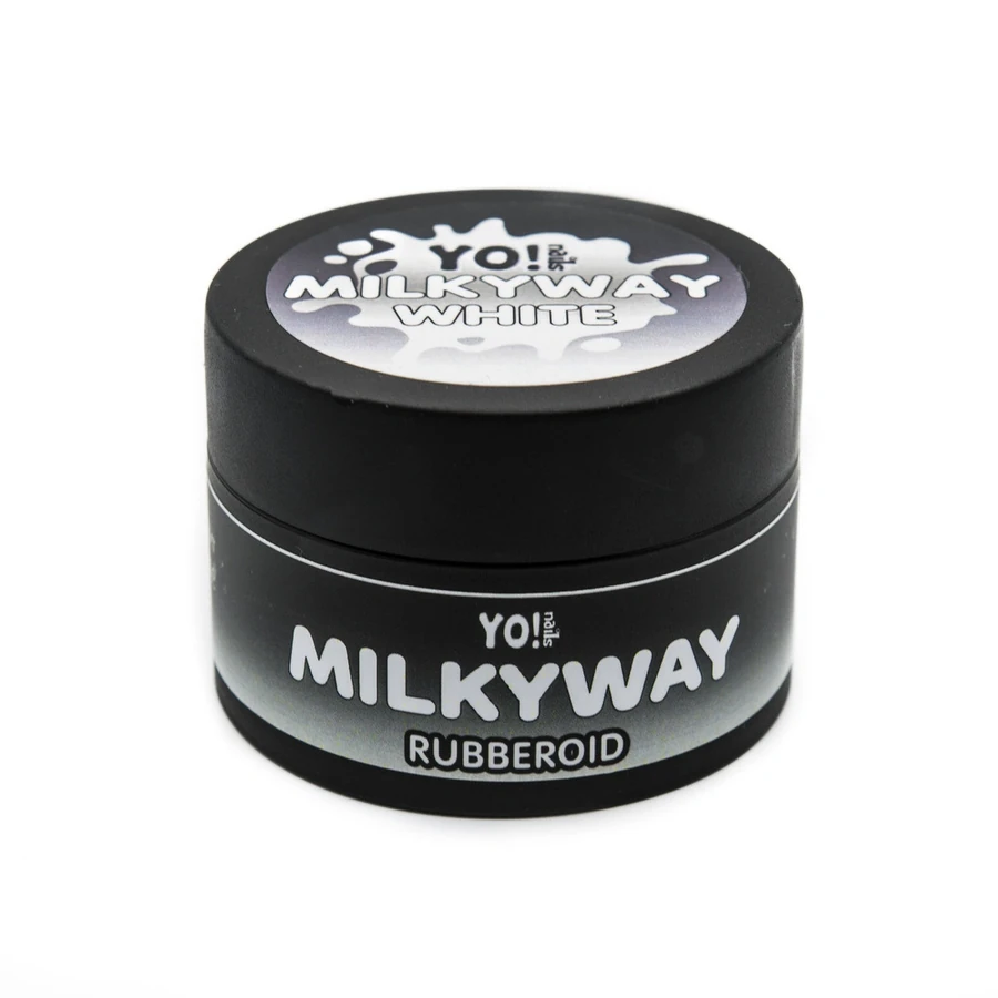 Базове покриття Рубіроїд Yo!Nails RubberOid Milkyway WHITE Soak Off Hard Base 30 мл