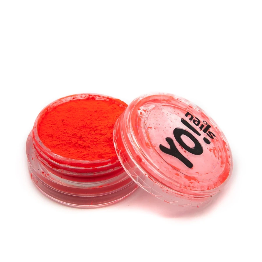 Неоновий пігмент Yo!Nails Neon Pigment Scarlet червоний 5 мл