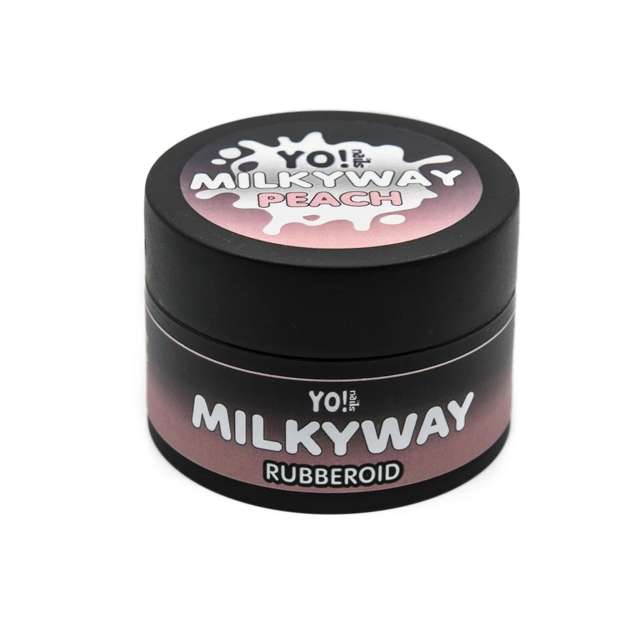 Базове покриття Рубіроїд Yo!Nails RubberOid Milkyway PEACH Soak Off Hard Base 30 мл