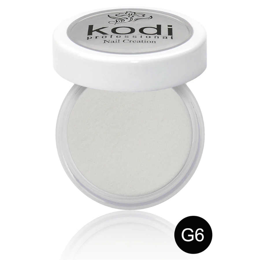 Кольоровий акрил Kodi Color Acrylic G6 слонова кістка, з глітером 4,5 г