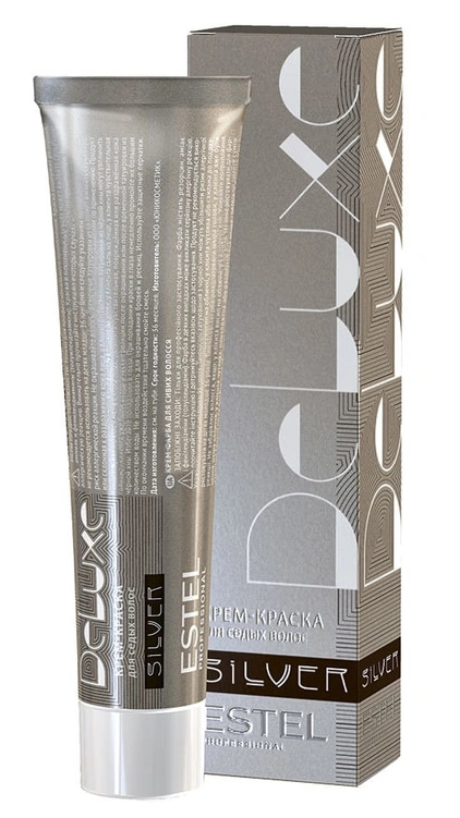Крем-фарба Estel Professional De Luxe Silver 5/4 світлий мідний шатен 60 мл