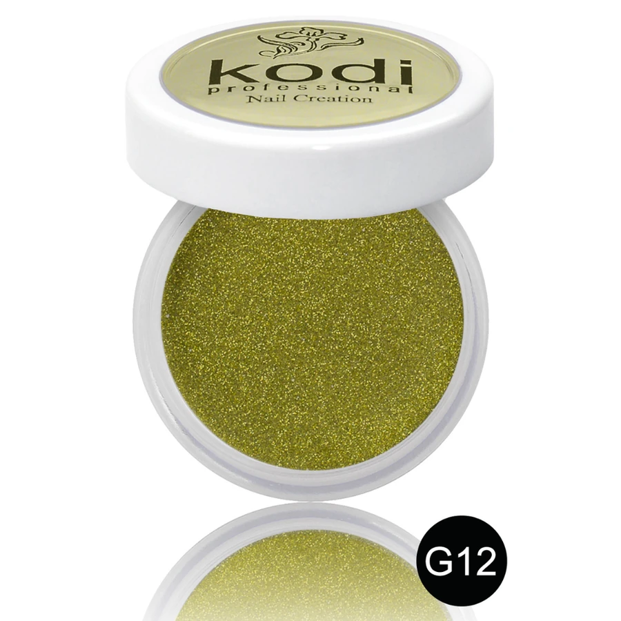 Кольоровий акрил Kodi Color Acrylic G12 золотий, з глітером 4,5 г