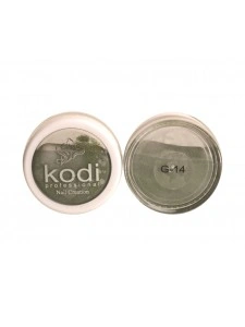 Кольоровий акрил Kodi Color Acrylic G14 зелений, з глітером 4,5 г