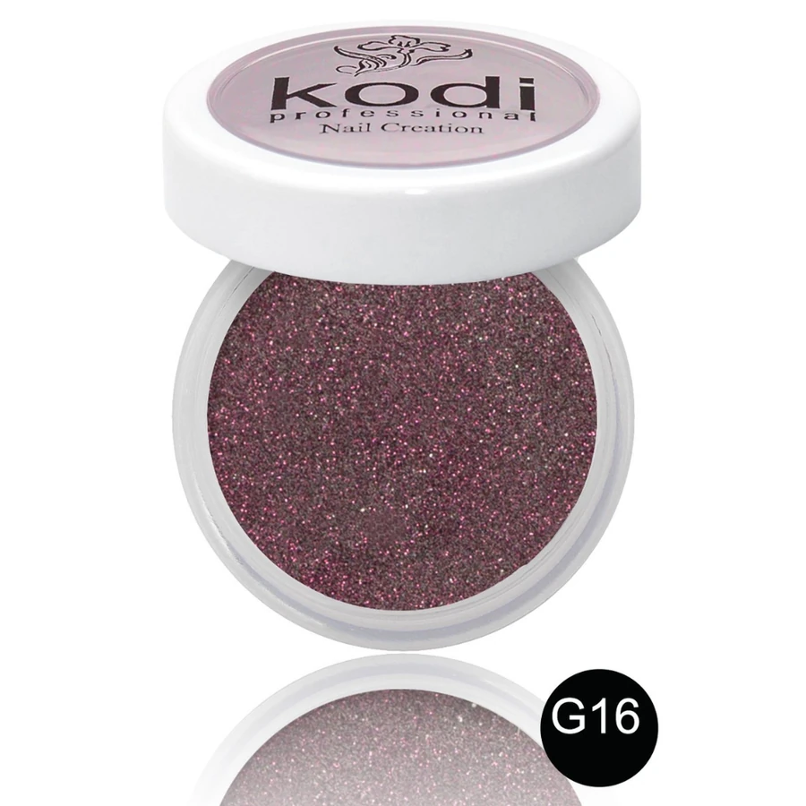 Кольоровий акрил Kodi Color Acrylic G16 баклажановий, з глітером 4,5 г