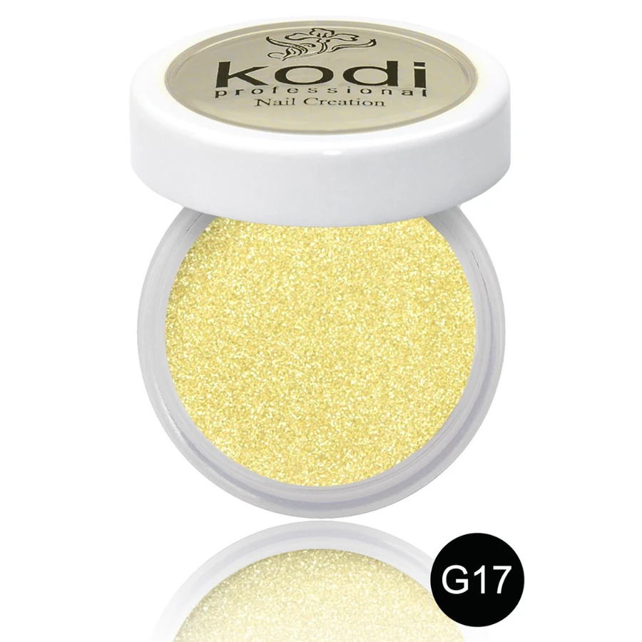 Кольоровий акрил Kodi Color Acrylic G17 золотий, з глітером 4,5 г