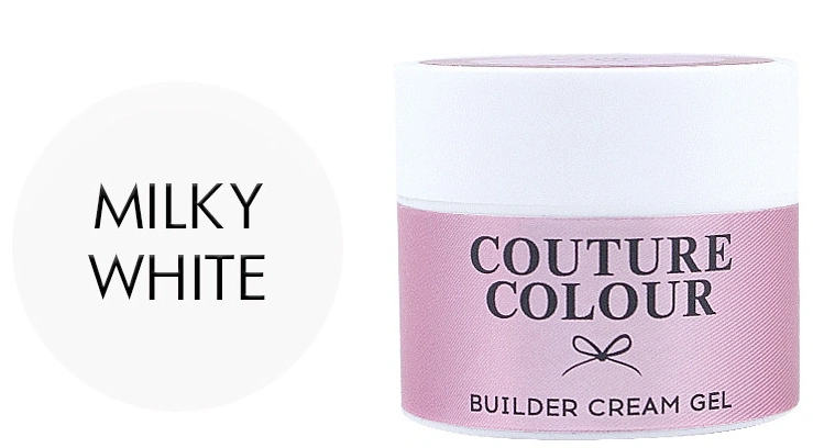 Будівельний крем-гель Couture Colour Builder Cream Gel Milky White молочно-білий 50 мл