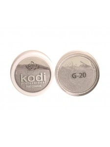 Кольоровий акрил Kodi Color Acrylic G20 сріблястий, з глітером 4,5 г
