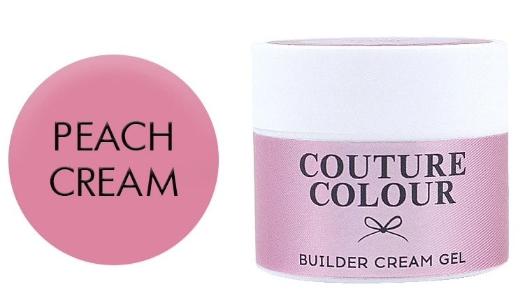 Будівельний крем-гель Couture Colour Builder Cream Gel Peach Cream персиковий крем 50 мл