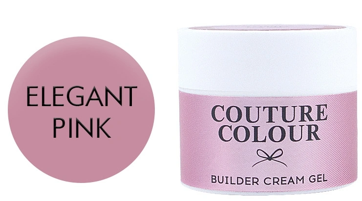 Будівельний крем-гель Couture Colour Builder Cream Gel Elegant Pink Gel м`який рожевий 15 мл