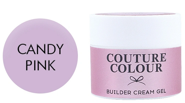 Будівельний крем-гель Couture Colour Builder Cream Gel Candy Pink цукерково-рожевий 15 мл