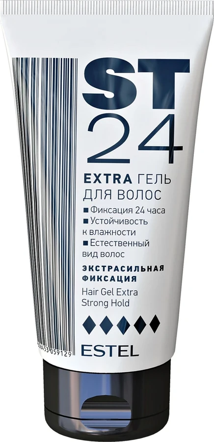 Гель для волосся Екстрасильна фіксація Estel Professional ST 24 Hair Gel Extra Strong Hold 150 мл