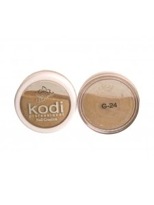 Кольоровий акрил Kodi Color Acrylic G24 бежевий, з глітером 4,5 г
