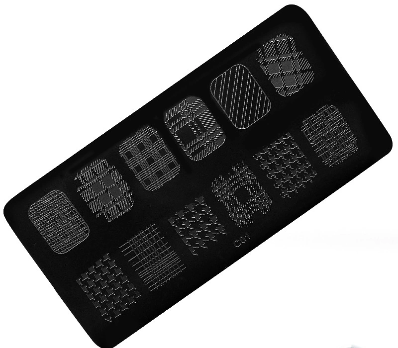 Пластина для стемпінгу С01 GO Active Stamping Plate С01